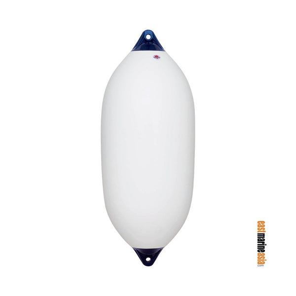 Polyform F Series Boat Fender (White Blue Top)