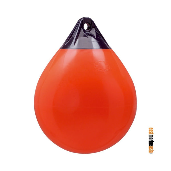 Polyform A Series All Purpose Buoy and Round Fender (Red Blue Top)