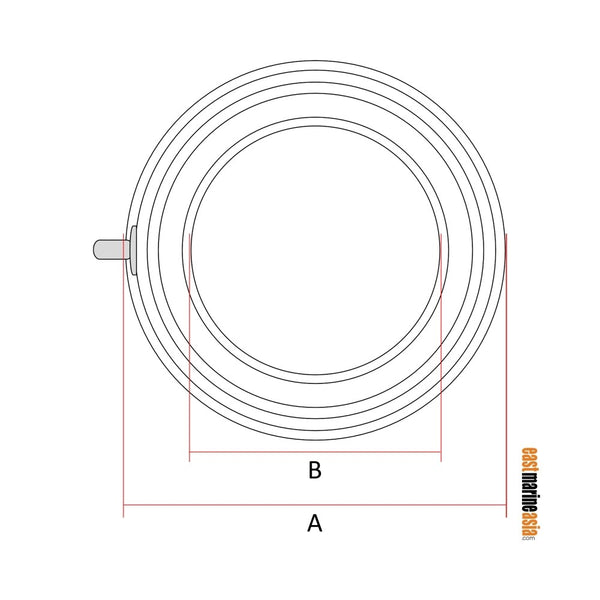 Japanese Style Stainless Steel Recessless Ceiling LED Dome Light (with Switch)
