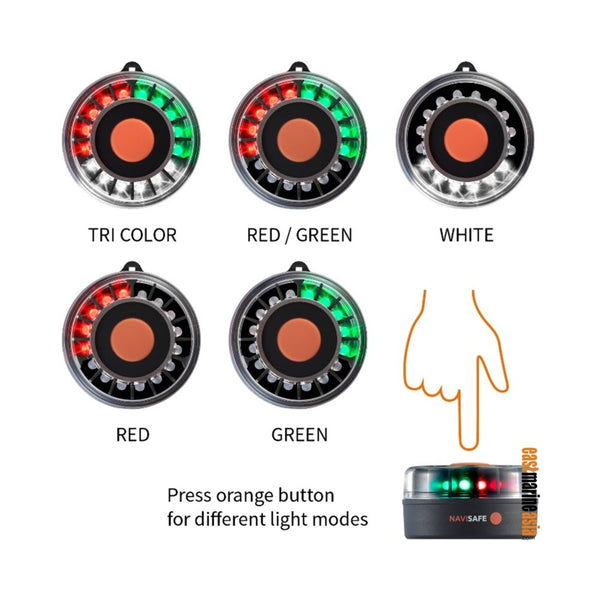 Navisafe Navilight Tricolor Navigation Light with Suction Cup