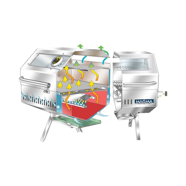 Magma Newport II Infrared Gas Grill c/w Type 3 Control Valve