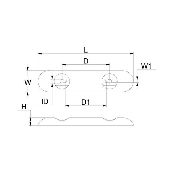 Martyr CMZD72BM Bolt-on Hull Anode - Zinc