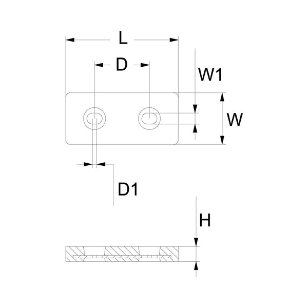 Martyr ZHC-2 Bolt-on Hull Anode - Zinc