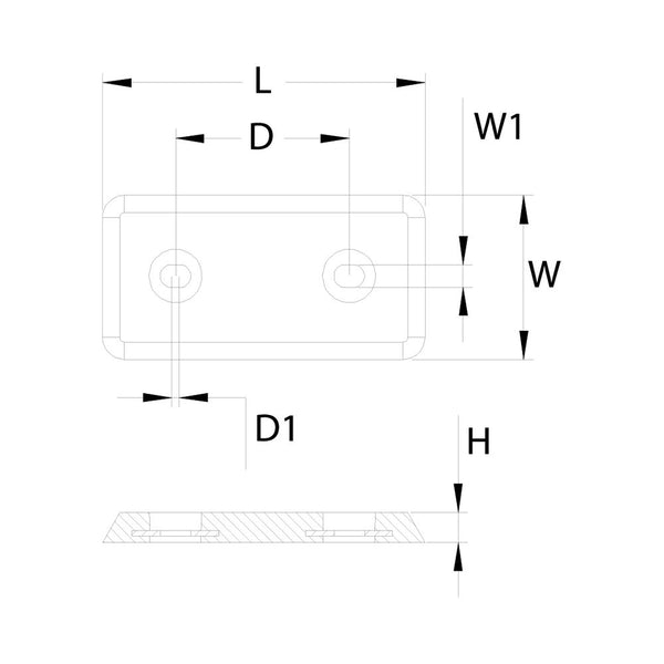 Martyr ZHC-5 Bolt-on Hull Anode - Zinc
