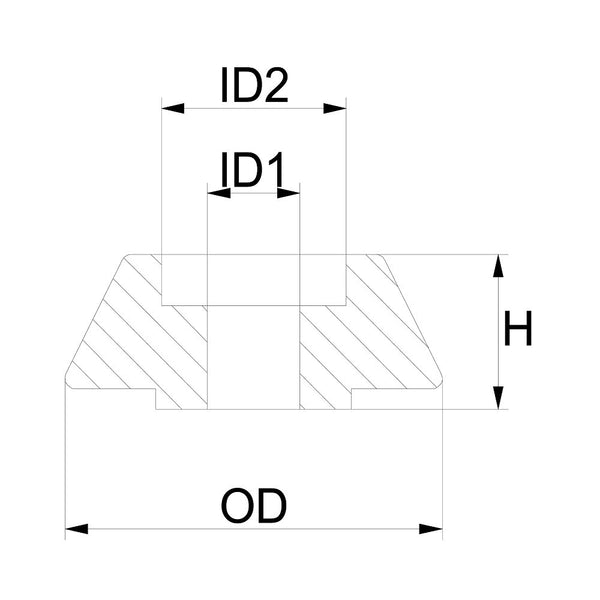 Martyr Lewmar Thruster Anode - Zinc