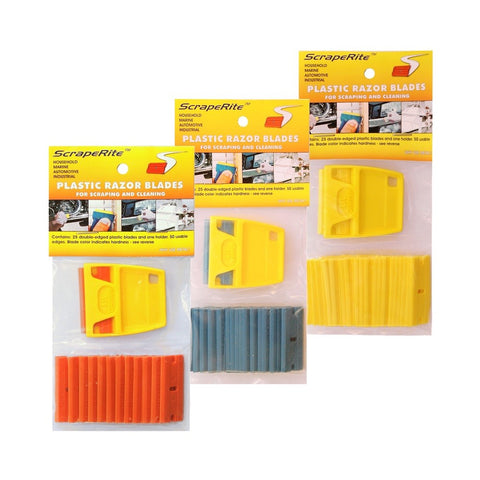 ScrapeRite Plastic Razor Blades