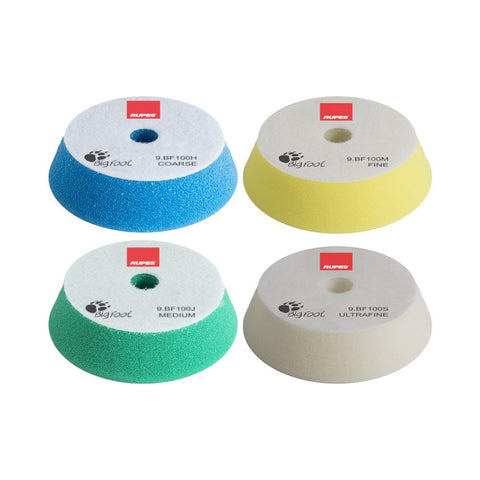 Rupes BigFoot 80 - 100 mm Foam Polishing Pads for Random Orbital and Triple Action Polishers