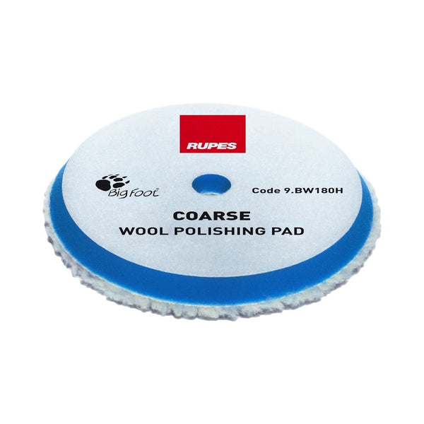 Rupes BigFoot 150 - 170 mm Wool Polishing Pads for Random Orbital, Gear Driven and Triple Action Polishers