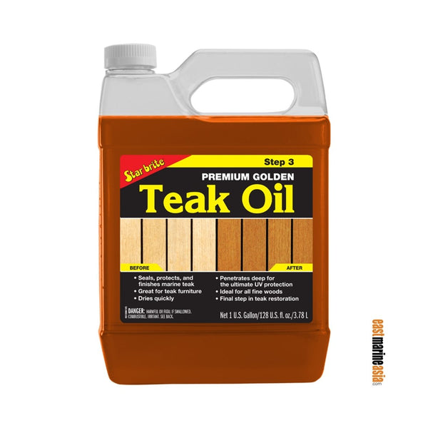 Star brite Premium Golden Teak Oil - Step 3