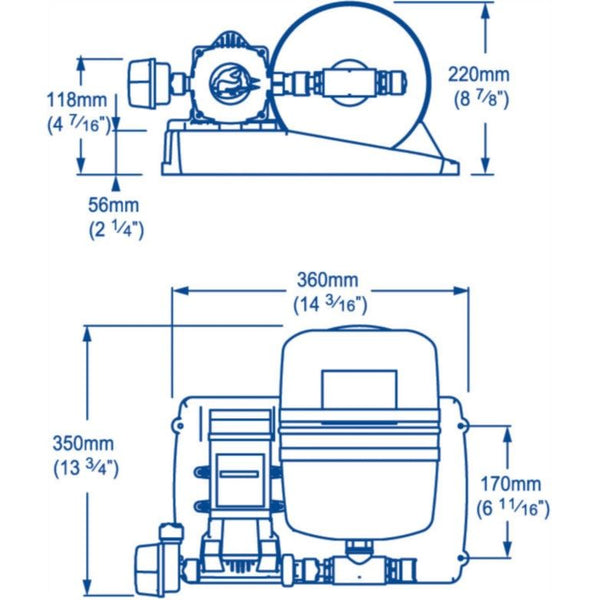 Whale Accumulator Pump Kit (8 Litre Tank)