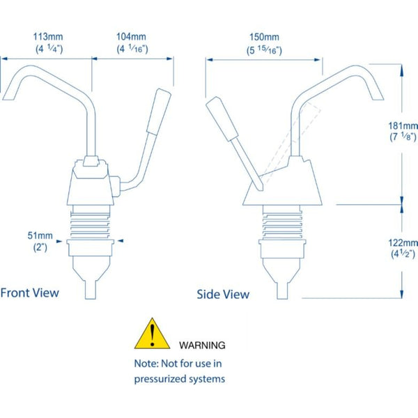 Whale GP0418 Flipper MK4 Manual Galley Pump