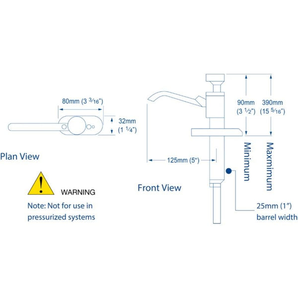 Whale GP0650 V Pump MK6 Manual Galley Pump