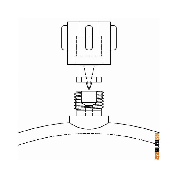 Forespar MF 841 Vented Loops Replacement Duck Bill & Vent Cap Assembly