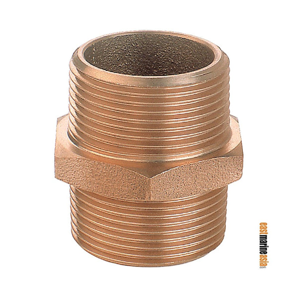 Guidi Series 0280B Bronze Nipple Fittings Male-Male - BSPT
