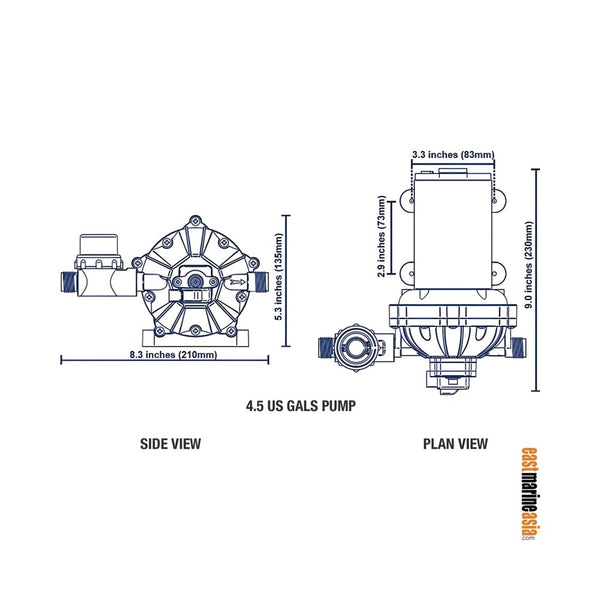 Whale High Pressure Wash Down Pump