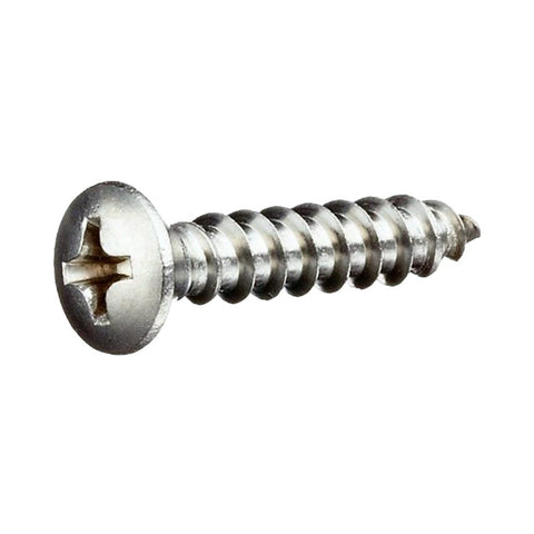 EMA 316 Stainless Steel Self Tapping Screw Counter Sunk Philips Oval Head (DIN 7983)
