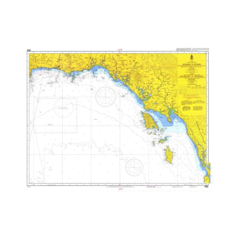 Marine Chart Thailand (Gulf of Thai - East) 102 Ko Chuang to Koh Kong