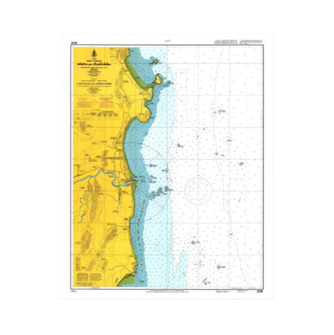 Marine Chart Thailand (Gulf of Thai - West) 226 Lang Suan and Approaches