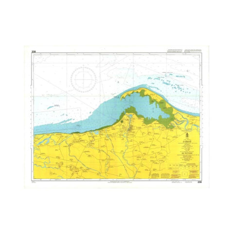 Marine Chart Thailand (Gulf of Thai - West) 230 Ao Pattani