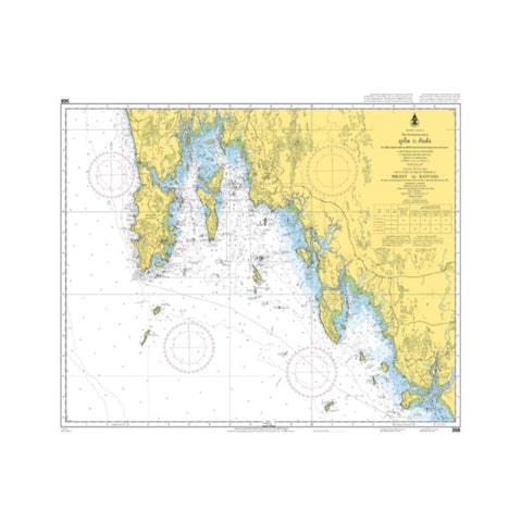 Marine Chart Thailand (Andaman) 308 Phuket to Kantang