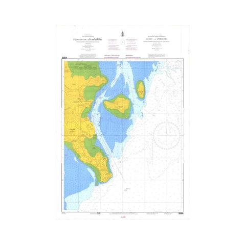 Marine Chart Thailand (Andaman) 335A Ao Man and  Approaches