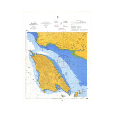 Marine Chart Thailand (Gulf of Thai - East) 120 Chong Ko Chang