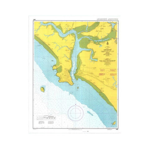 Marine Chart Thailand (Gulf of Thai - East) 149 Entrance to Mae Nam Chanthaburi