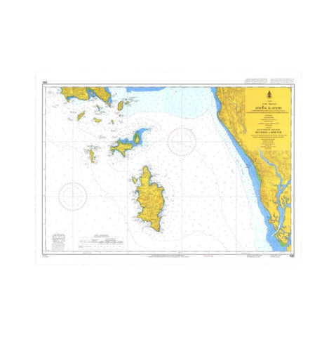 Marine Chart Thailand (Gulf of Thai - East) 151 Ko Chang to Koh Yor