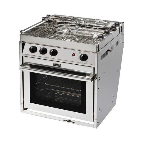 Force 10 Gimbaled Ranges 3-Burner Marine Stove with Oven & Broiler - American Standard