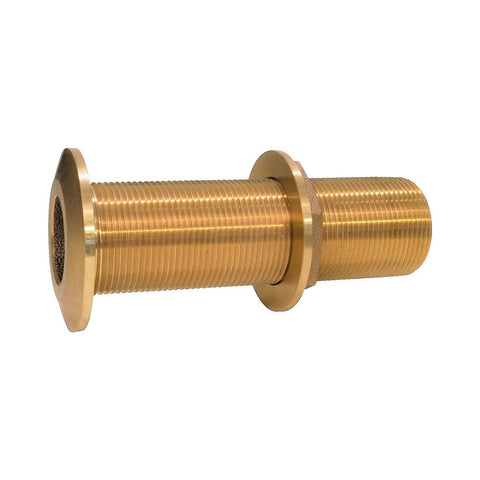 Groco THXL Series Bronze Extra Long Thru Hull Fittings with Nut - NPS