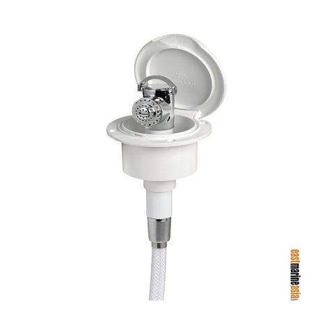 Osculati Classic Evo Shower Box with Mizar Push-Button Shower Head